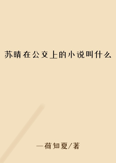 苏晴在公交上的小说叫什么