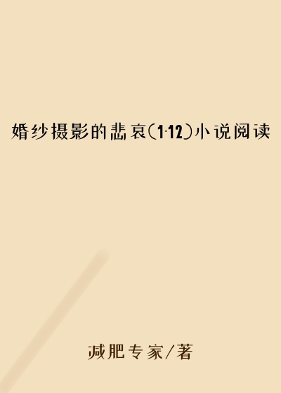 婚纱摄影的悲哀(1-12)小说阅读